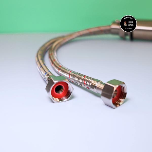 Vòi lavabo SUPOR 252907-02-LS inox 304 nóng lạnh, vòi rửa mặt 30cm, vòi xoay 360 độ