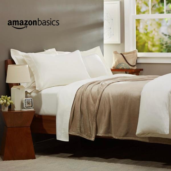 Chăn đơn Amazon Basics (Mỹ), kích thước 152x 127cm