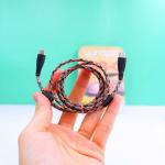 Cáp sạc nhanh C to C ĐỘC LẠ Wraps kiêm luôn vòng đeo tay, nhanh 60w, bọc dù bền, truyền dữ liệu. New Fullbox